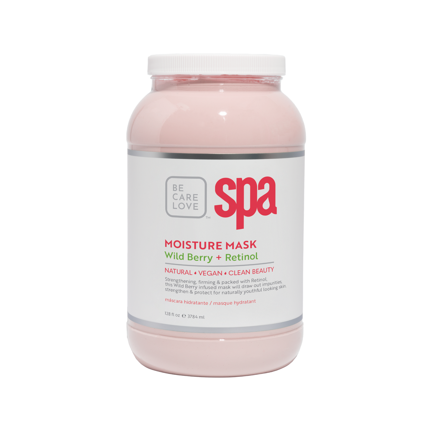 Fruity Wild Berry and Retinol Moisture Mask – Revitalizing Vegan Clay Treatment