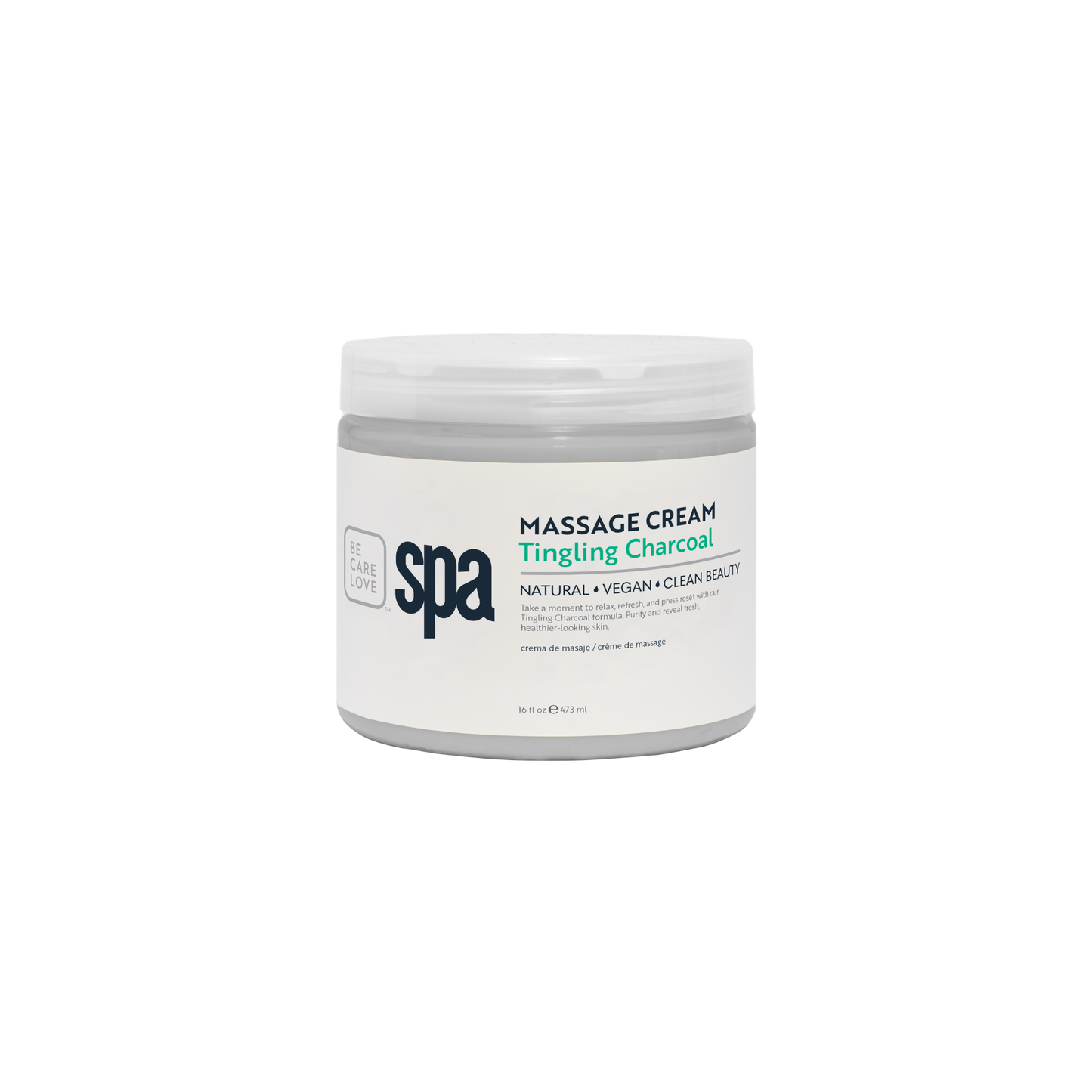 Tingling Charcoal Massage Cream – Detoxing & Purifying Body Moisturizer