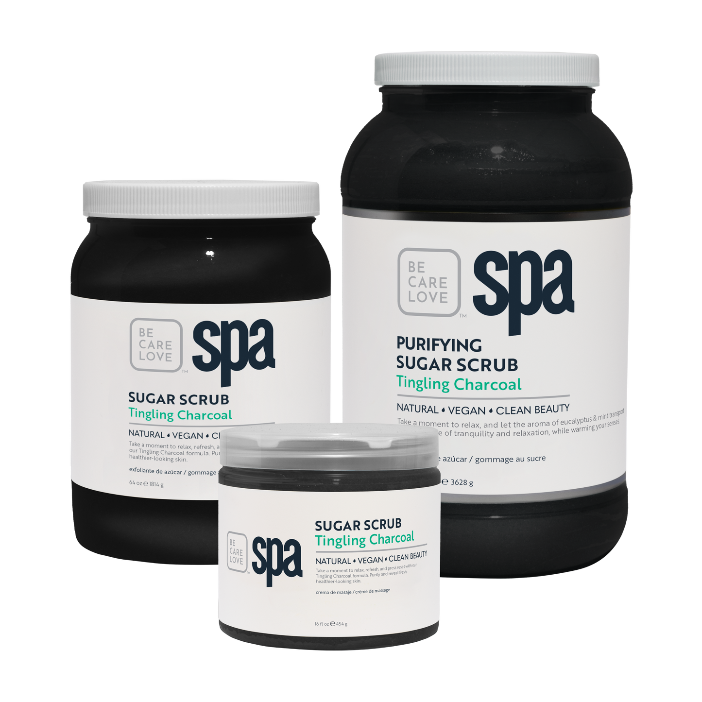 Tingling Charcoal Sugar Scrub