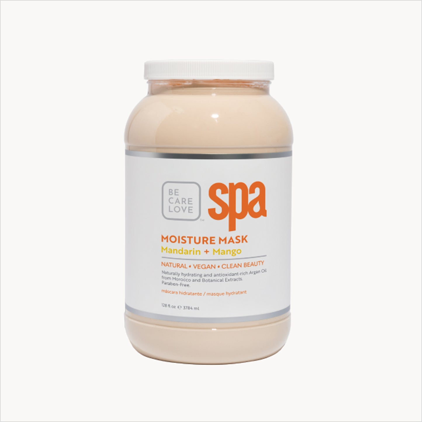 Nutrient-rich clay mask with mandarin, mango, and argan oil