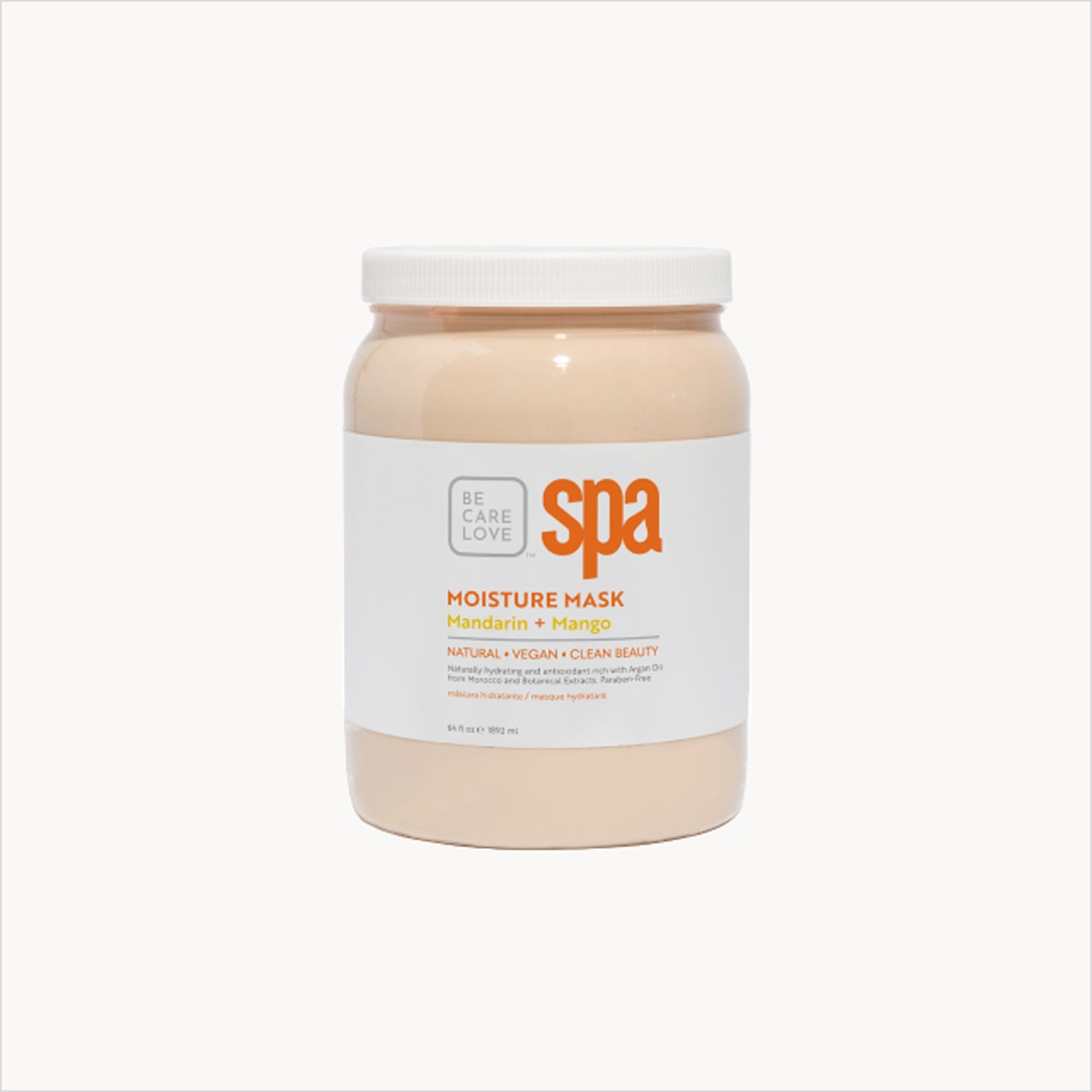 Nutrient-rich clay mask with mandarin, mango, and argan oil