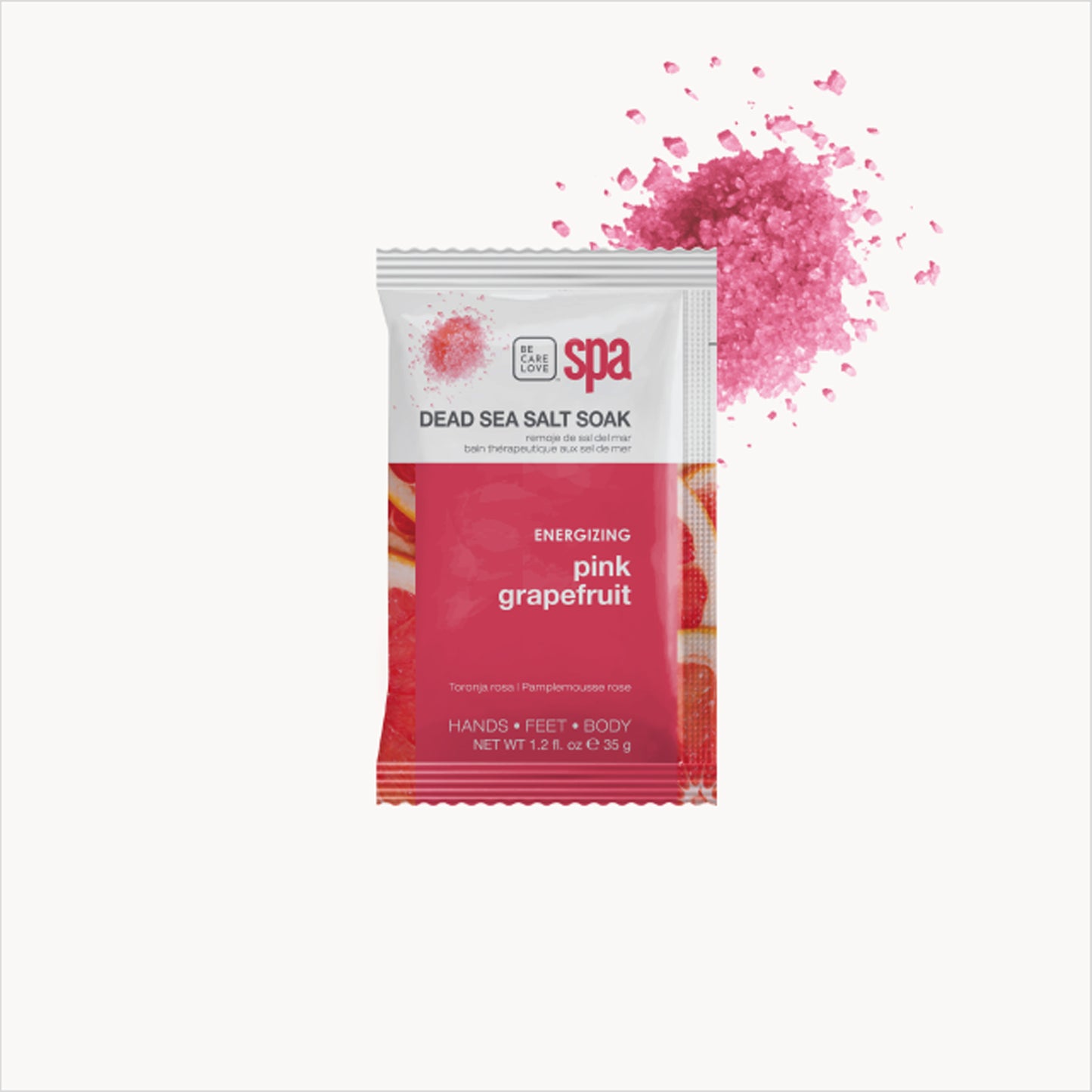 Pink grapefruit and argan oil 4-step energizing manicure and pedicure set