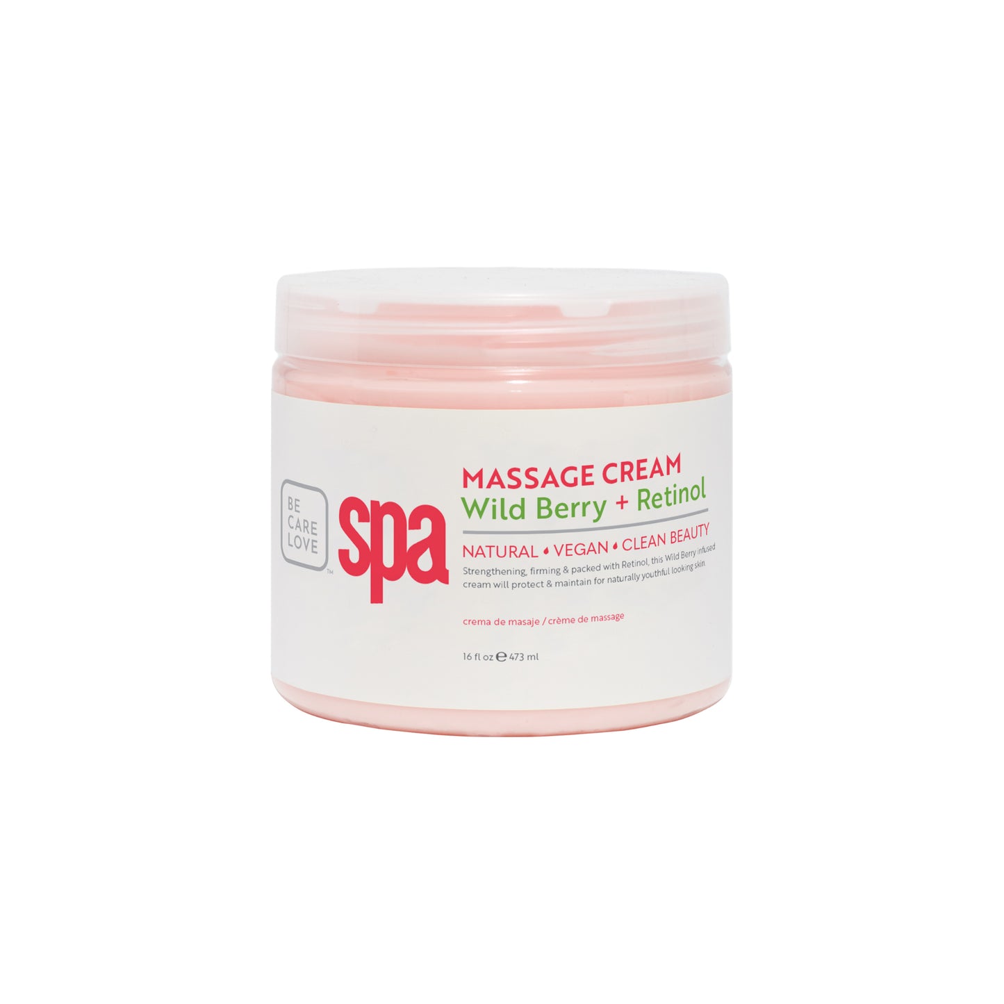 Revitalizing berry and retinol clay mask with pink grapefruit