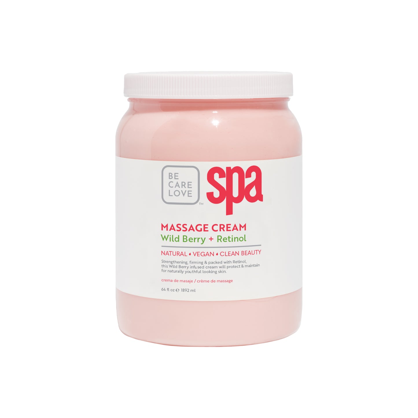 Revitalizing berry and retinol clay mask with pink grapefruit