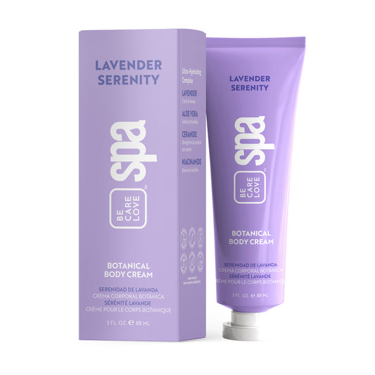 Calming lavender body cream with aloe vera and ceramides
