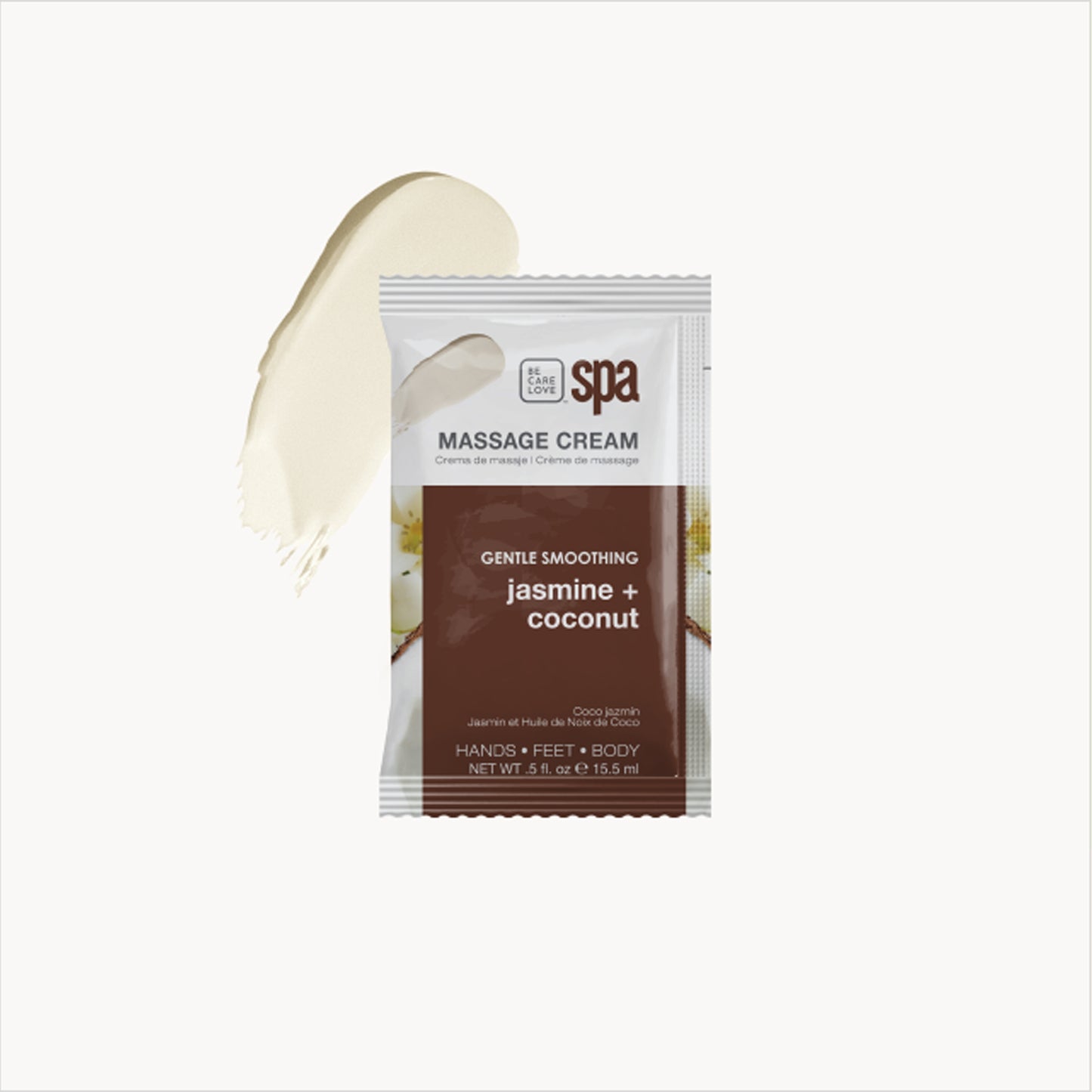 Jasmine and coconut 4-step smoothing manicure and pedicure set