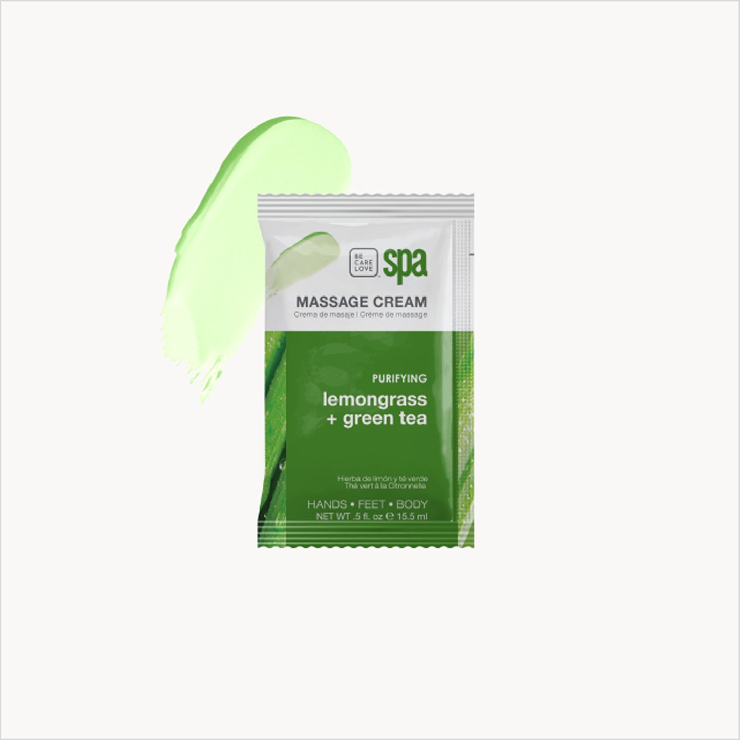Lemongrass and green tea 4-step purifying manicure and pedicure set