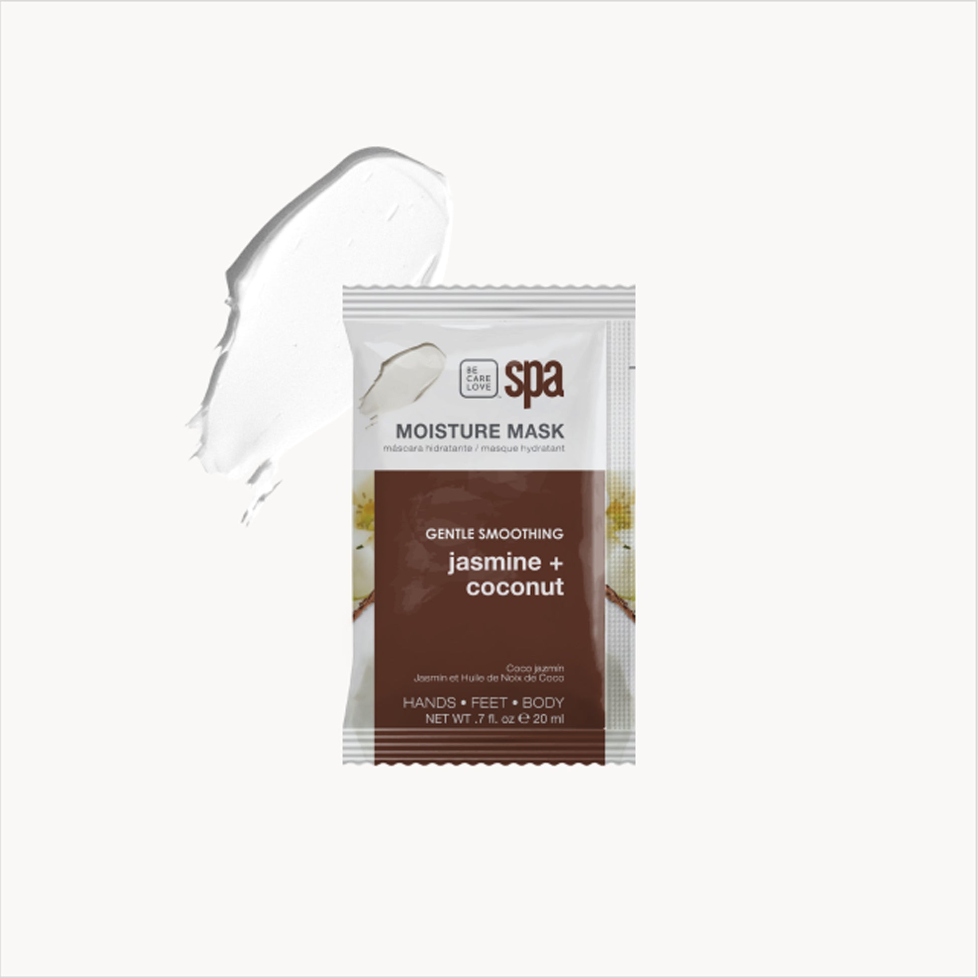 Jasmine and coconut 4-step smoothing manicure and pedicure set