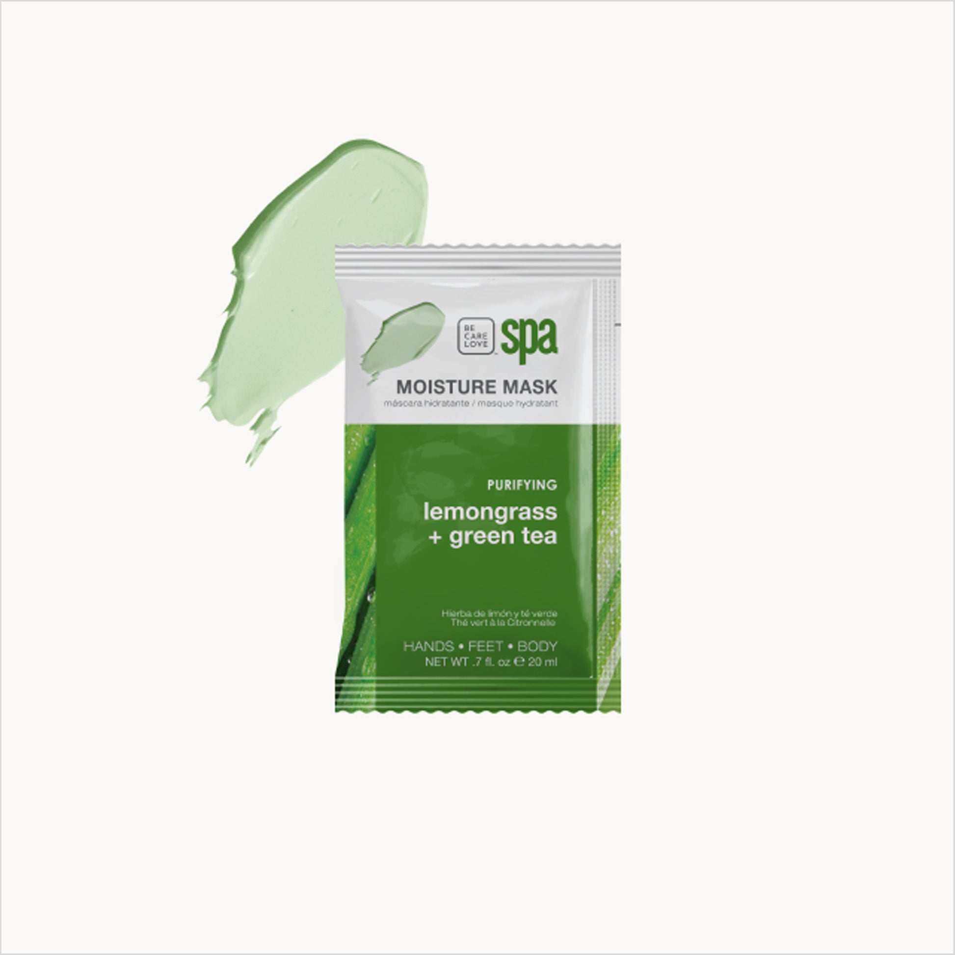 Lemongrass and green tea 4-step purifying manicure and pedicure set