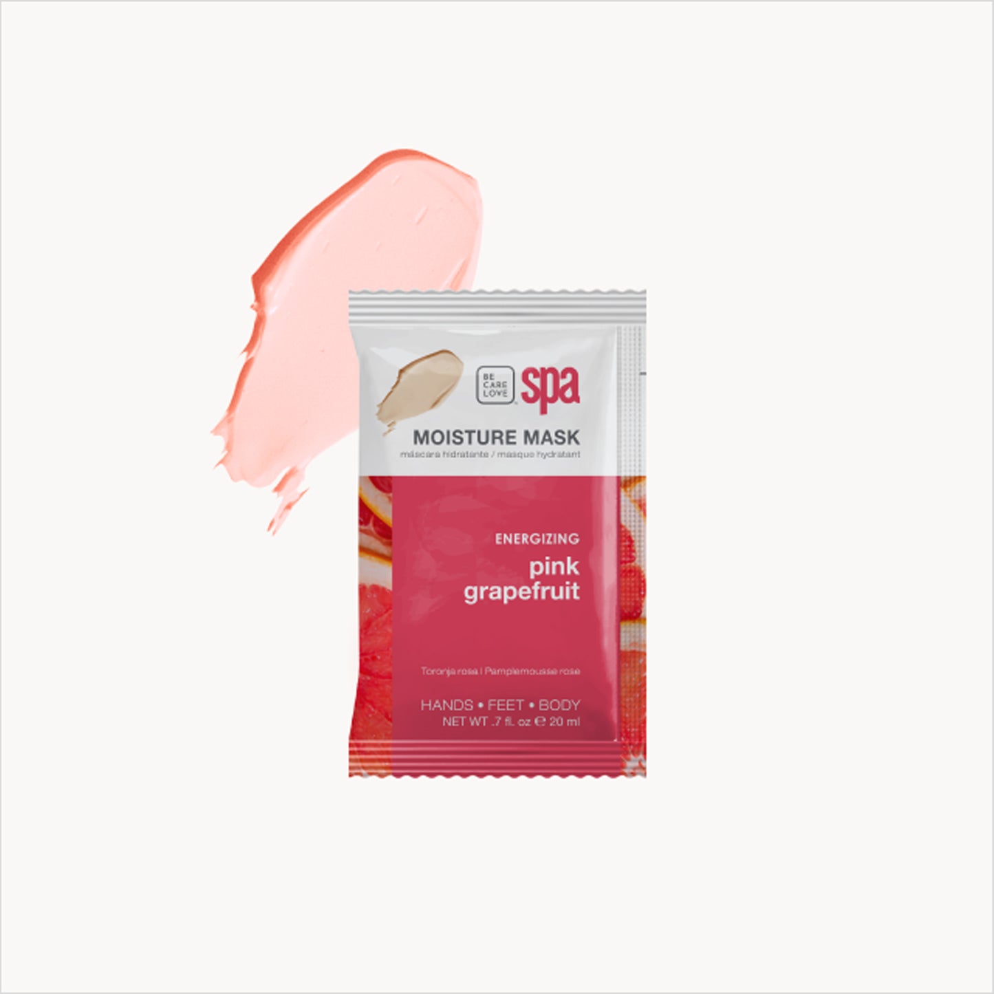 Pink grapefruit and argan oil 4-step energizing manicure and pedicure set