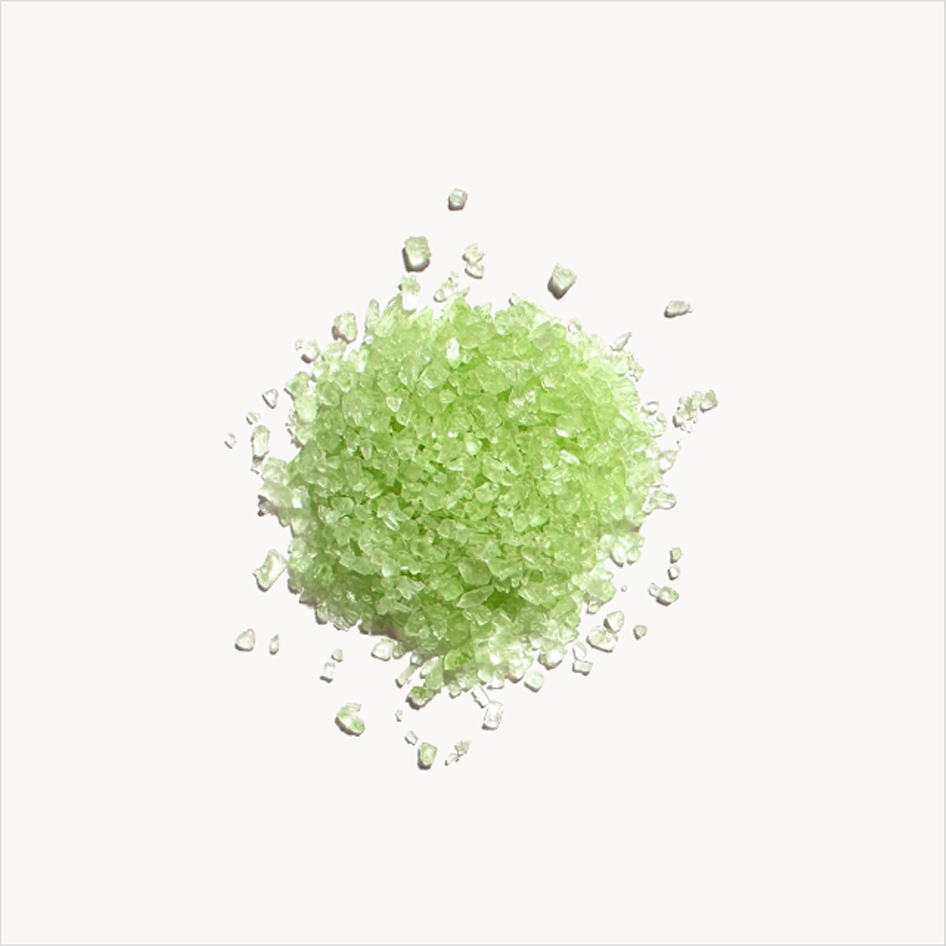 Refreshing Dead Sea salt soak with mint, bergamot, and hemp
