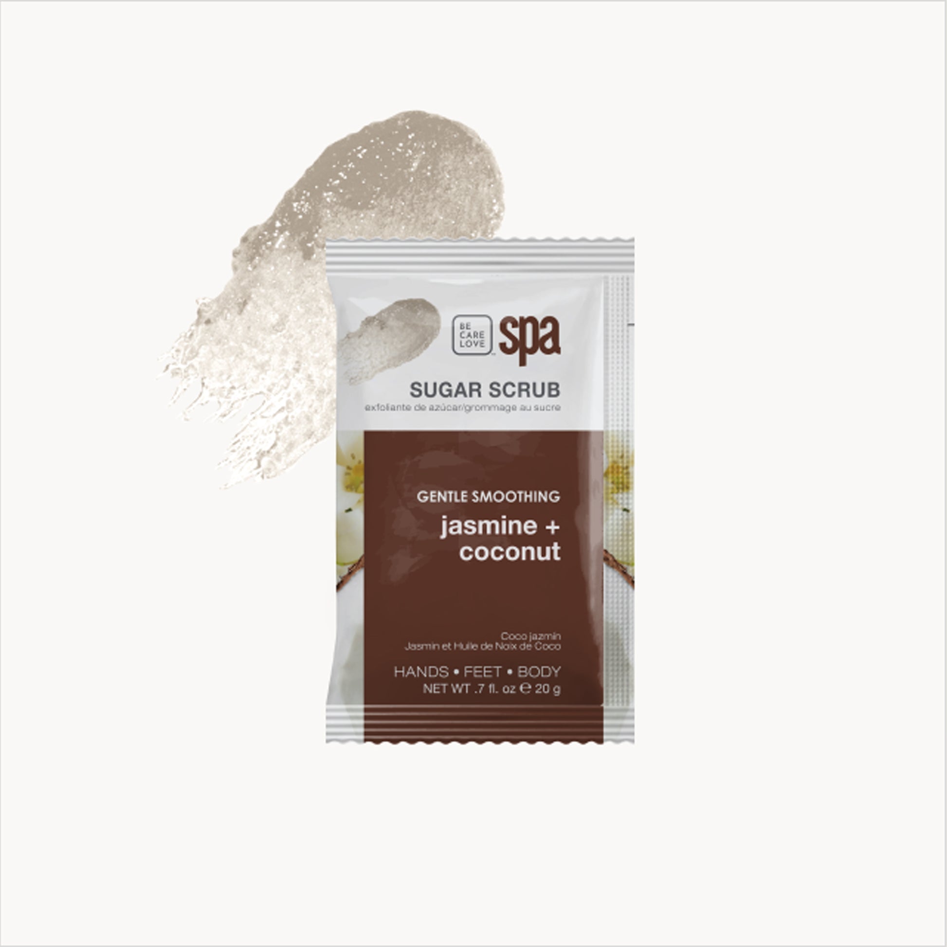 Jasmine and coconut 4-step smoothing manicure and pedicure set