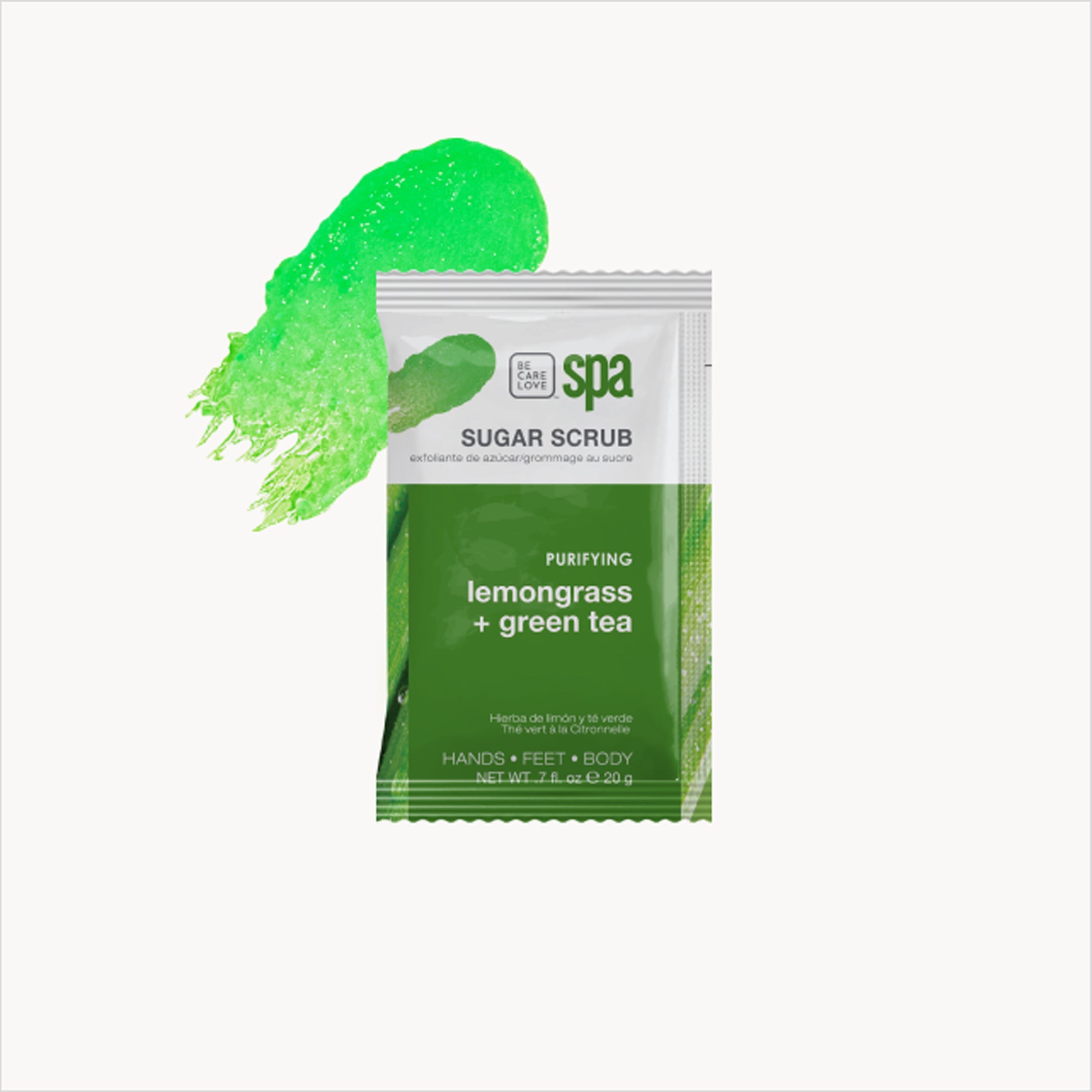 Lemongrass and green tea 4-step purifying manicure and pedicure set