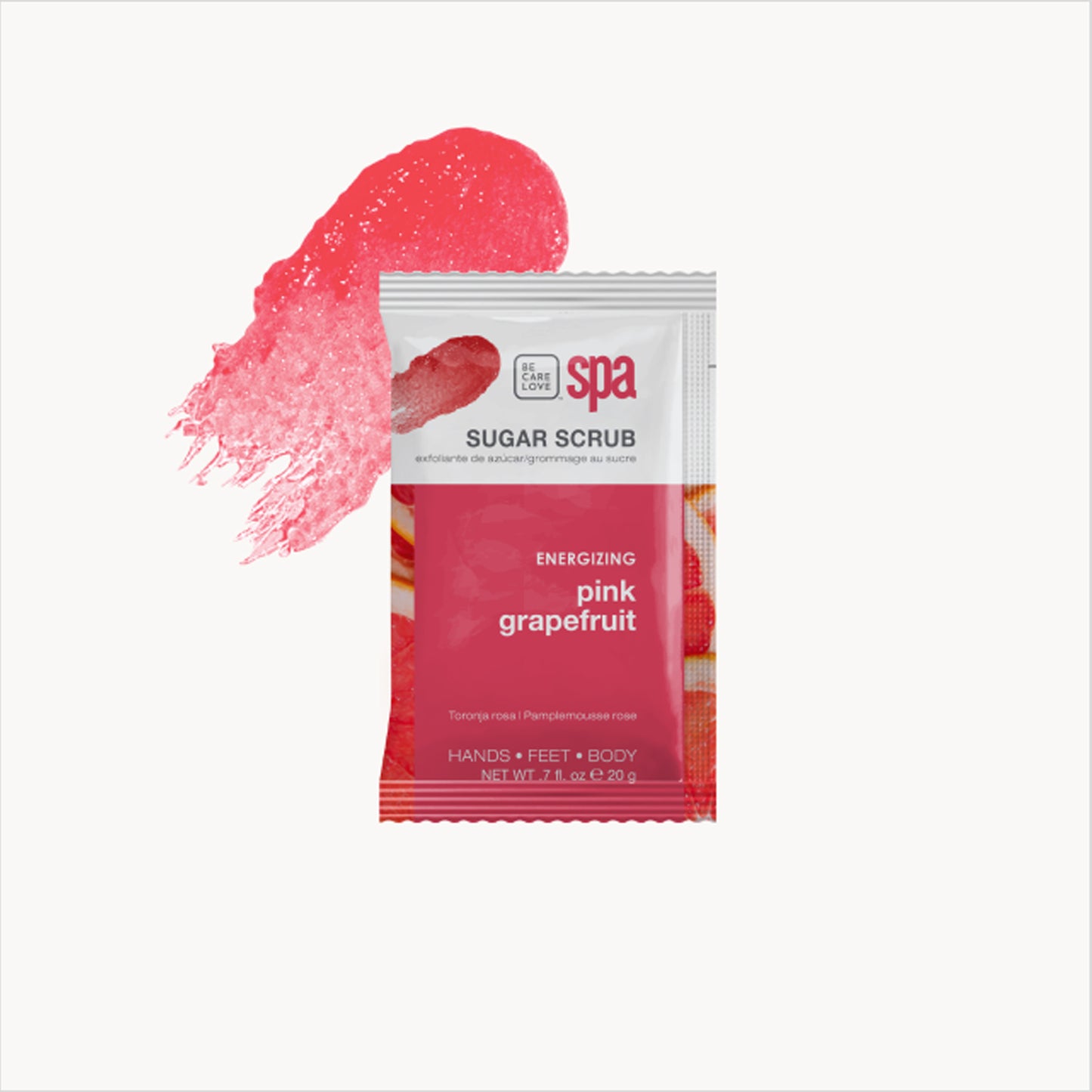 Pink grapefruit and argan oil 4-step energizing manicure and pedicure set