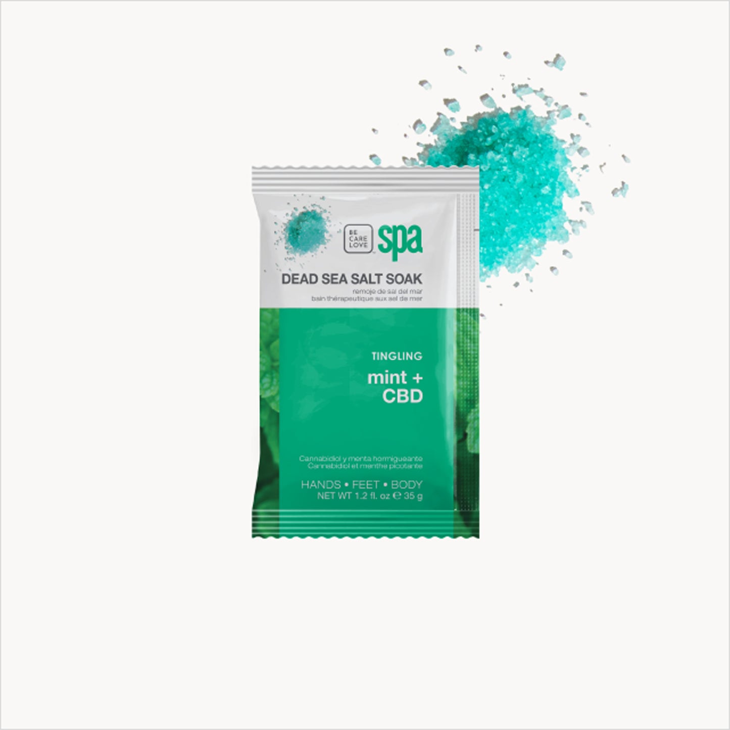 Mint-infused 4-step cooling manicure and pedicure set