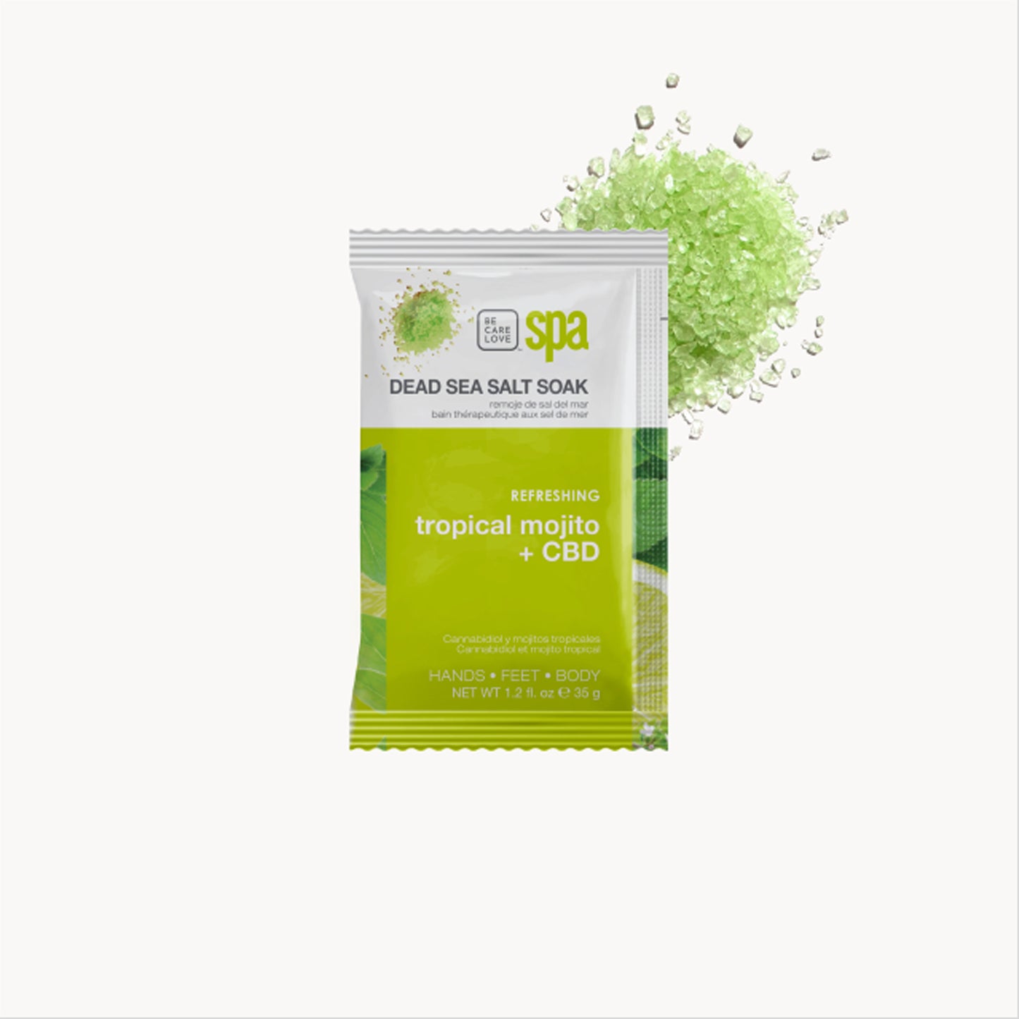 Mint and lime 4-step refreshing manicure and pedicure set