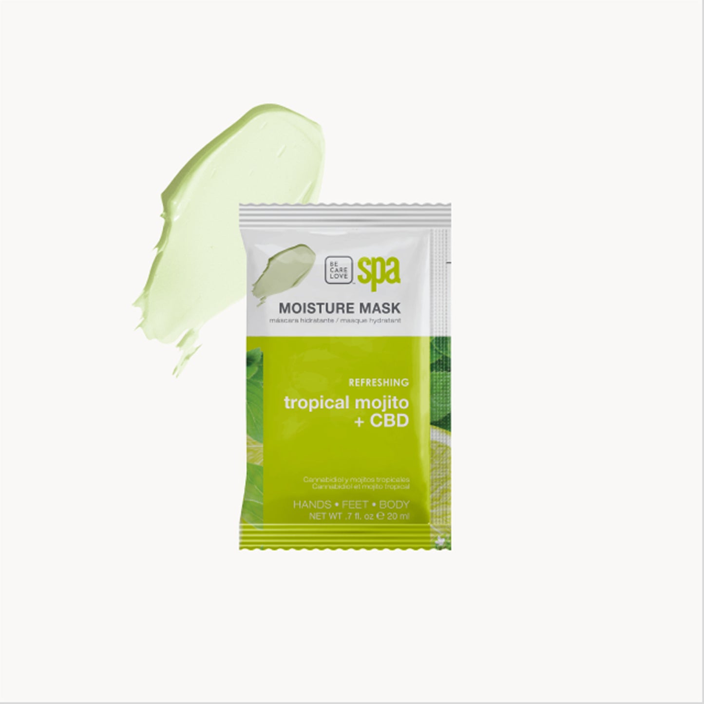 Mint and lime 4-step refreshing manicure and pedicure set