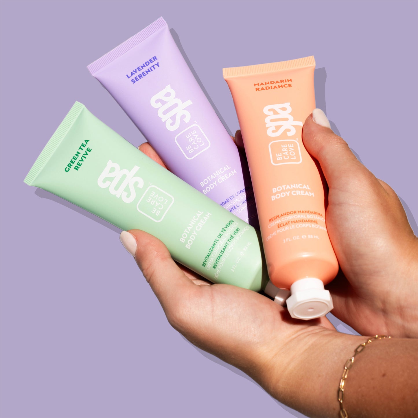 Calming lavender body cream with aloe vera and ceramides.