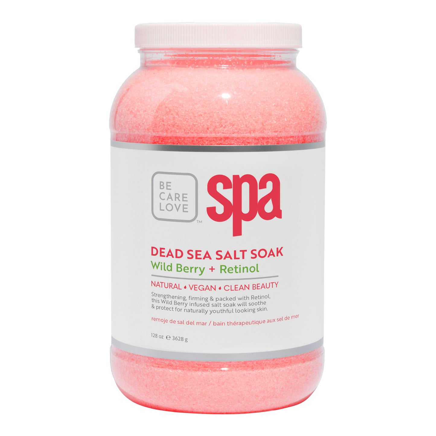 Detoxifying bath soak with Wild Berry and Retinol