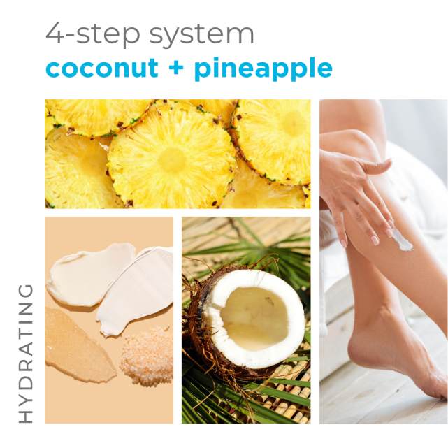 Hydrating Coconut + Pineapple 4-in-1 Packet Box Set