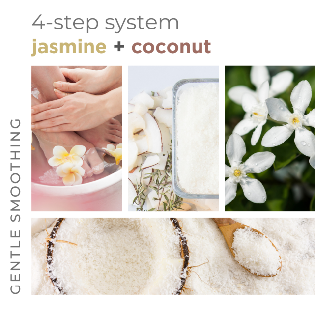 Smoothing Jasmine + Coconut 4-in-1 Packet Box Set