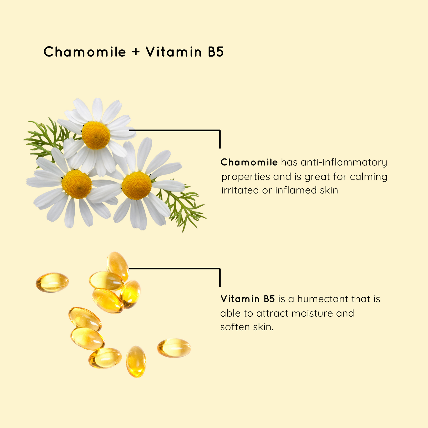 VitaLuxe Calming Chamomile + Vitamin B5 Makeup Removing Cleansing Wipes