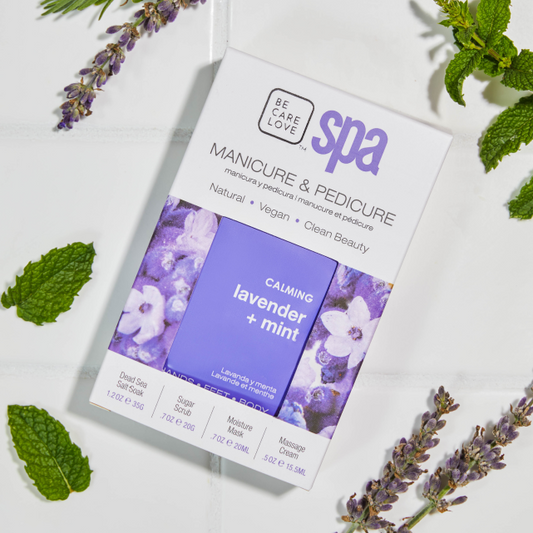 Calming Lavender + Mint 4-in-1 Packet Box Set