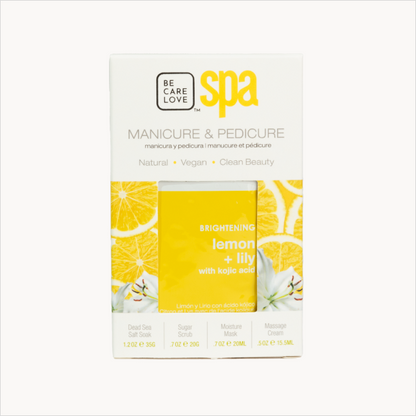 Brightening Lemon + Lily with Kojic Acid 4-in-1 Packet Box Set