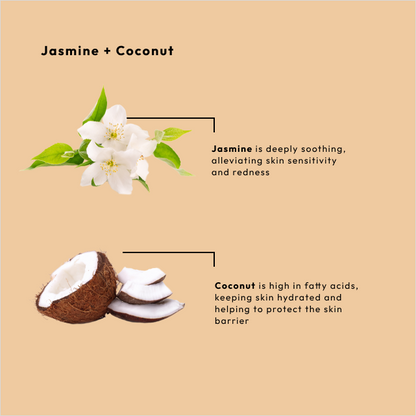 Smoothing Jasmine + Coconut Massage Cream