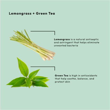 Purifying Lemongrass + Green Tea 4-in-1 Packet Box Set