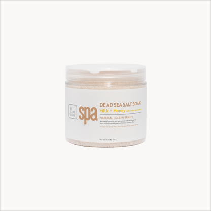 Ultra-Moisturizing Milk + Honey with White Chocolate Dead Sea Salt Soak