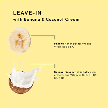 Smashed Banana Coconut Cream Leave-in Curl Cream