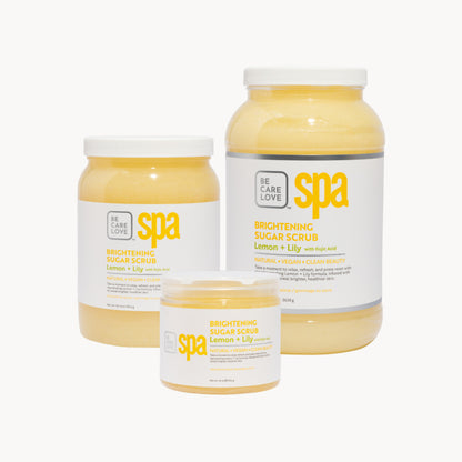 Brightening Lemon + Lily with Kojic Acid Sugar Scrub