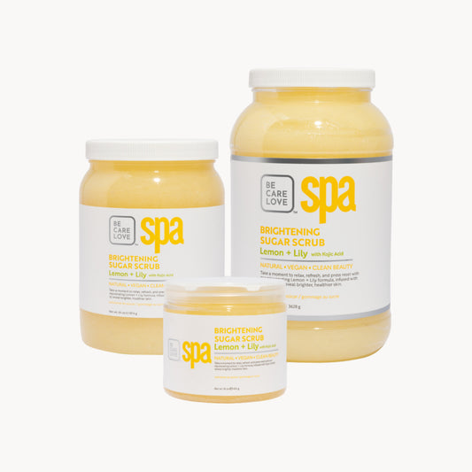 Brightening Lemon + Lily with Kojic Acid Sugar Scrub