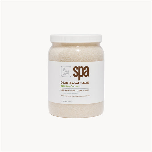 Moisturizing milk and honey Dead Sea salt soak with white chocolate