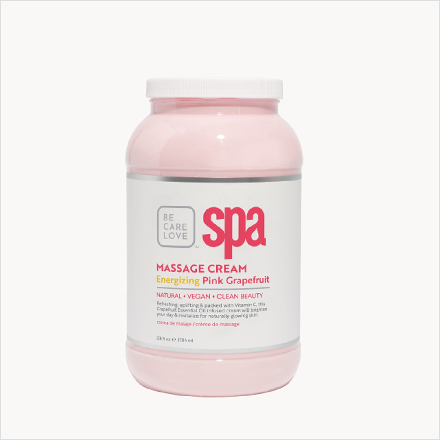Uplifting pink grapefruit clay mask with argan oil