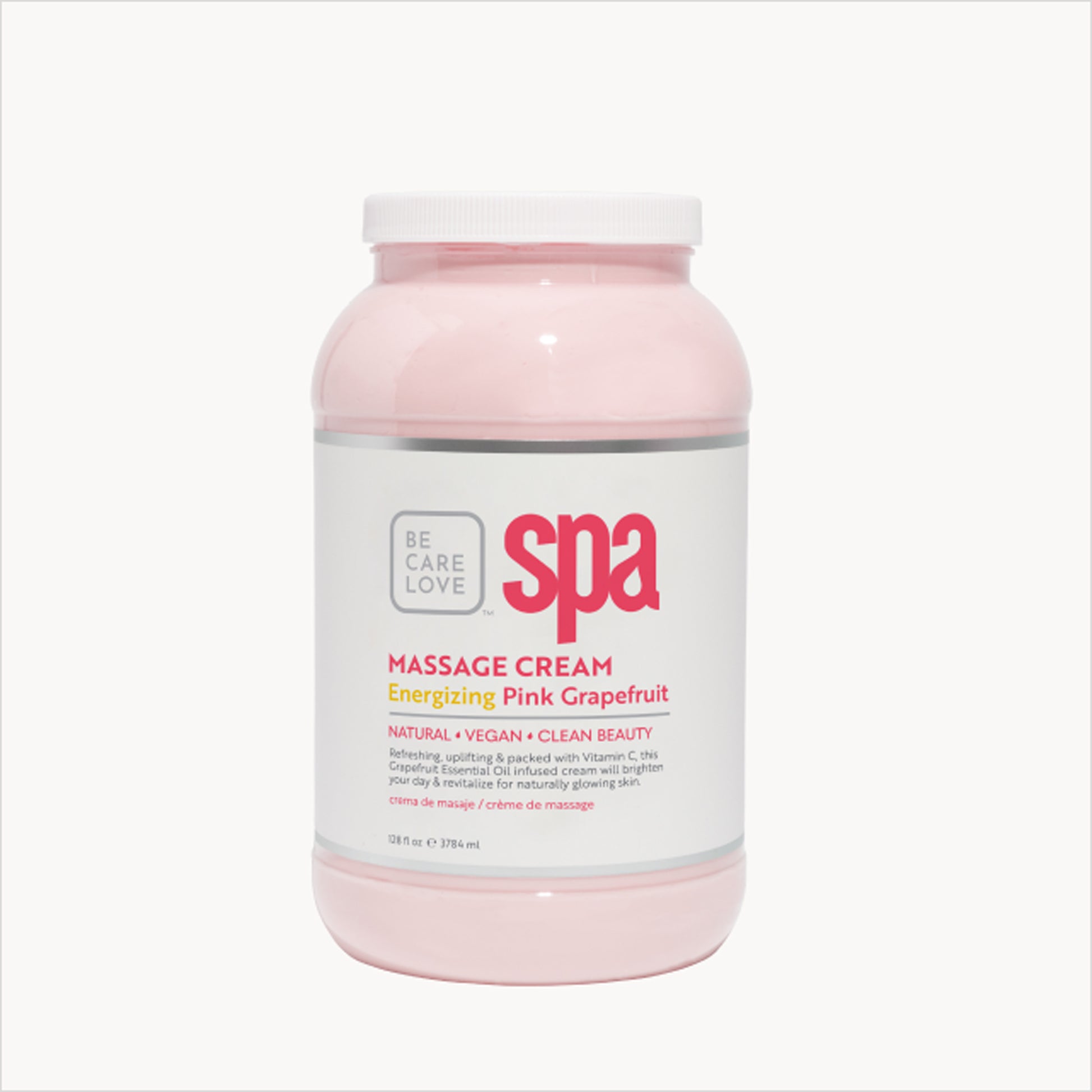 Uplifting pink grapefruit clay mask with argan oil