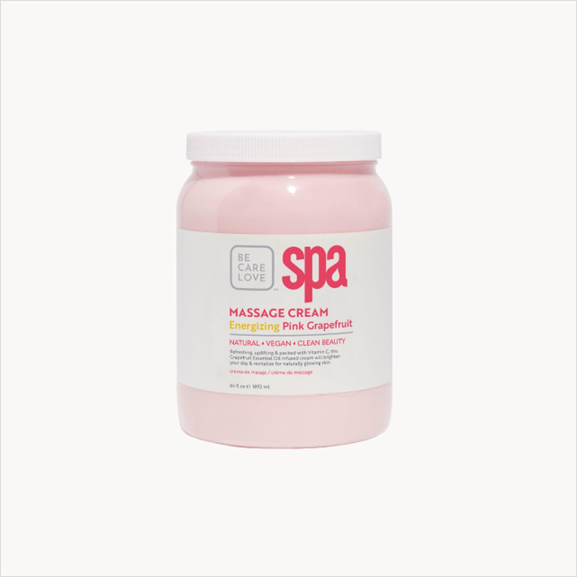 Uplifting pink grapefruit clay mask with argan oil