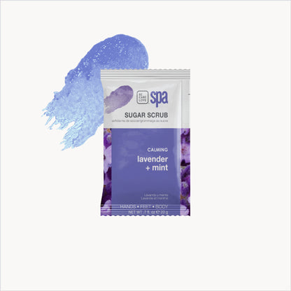 Lavender and mint 4-step calming manicure and pedicure set