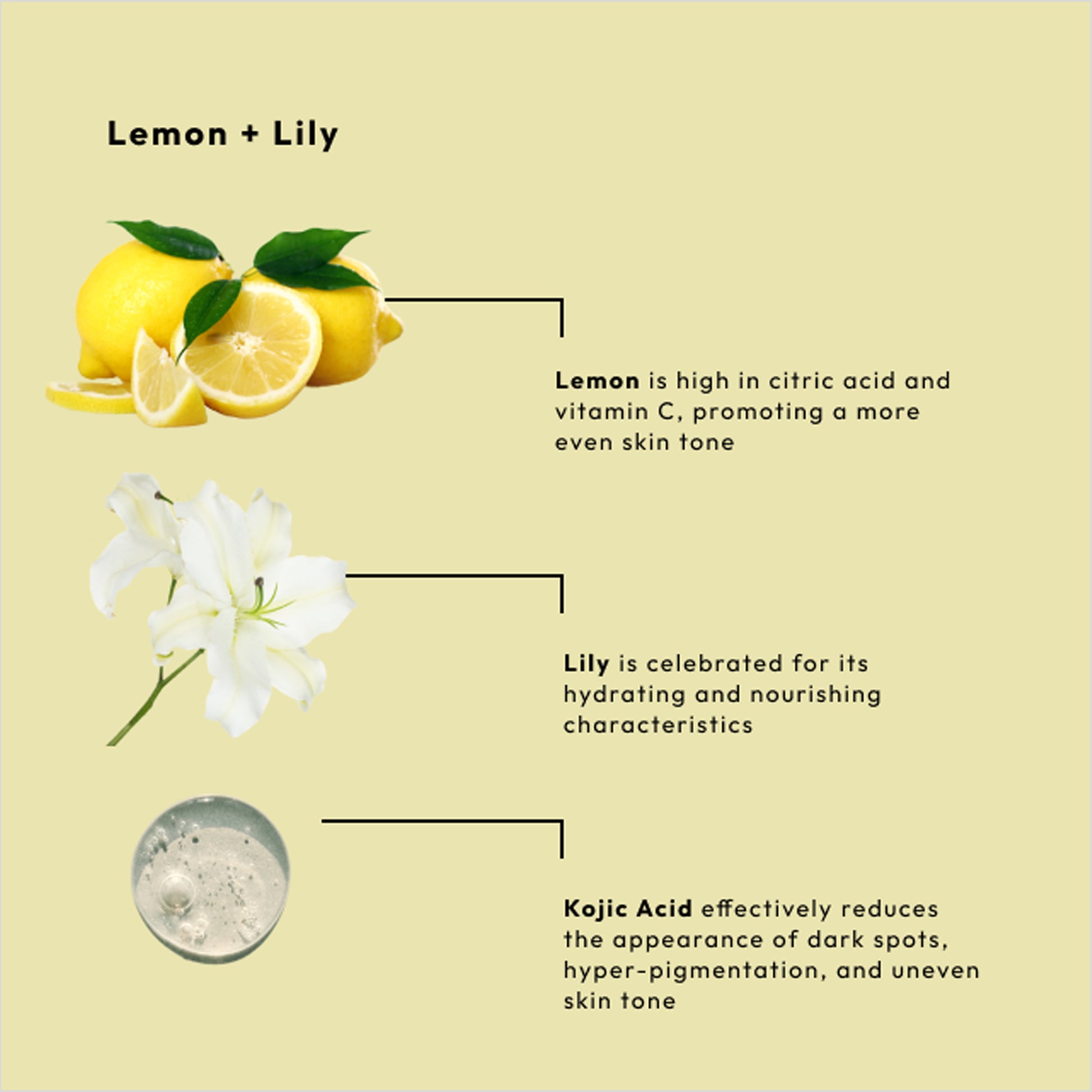 Brightening Dead Sea salt soak with lemon, lily, and kojic acid