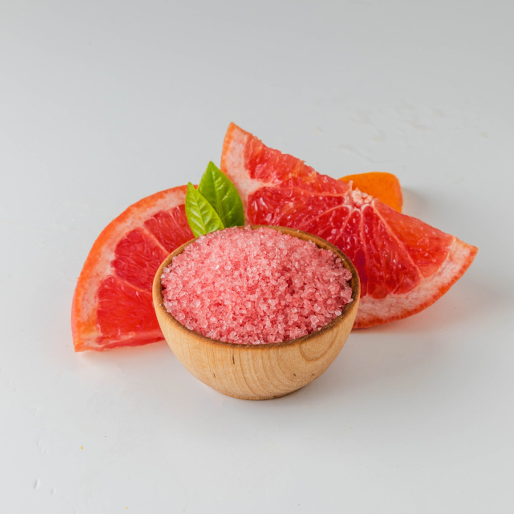 Energizing pink grapefruit Dead Sea salt soak with argan oil