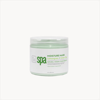 Purifying lemongrass and green tea clay mask with organic botanicals
