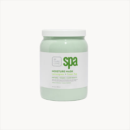 Purifying lemongrass and green tea clay mask with organic botanicals