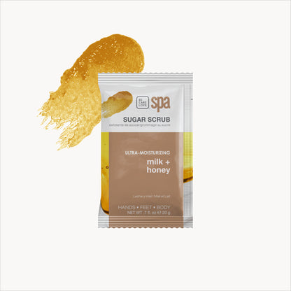 Milk, honey, and white chocolate 4-step ultra-moisturizing manicure and pedicure set
