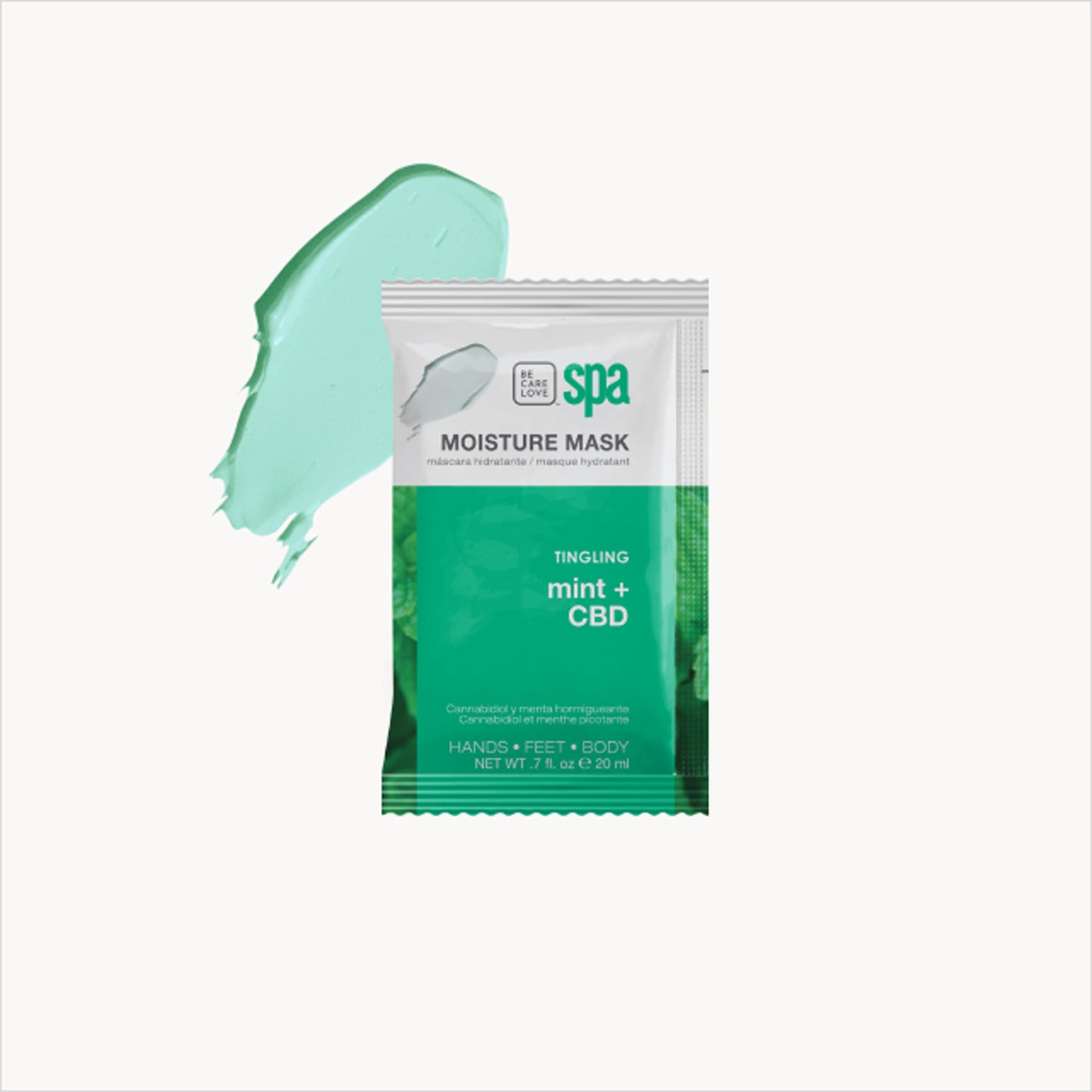 Mint-infused 4-step cooling manicure and pedicure set
