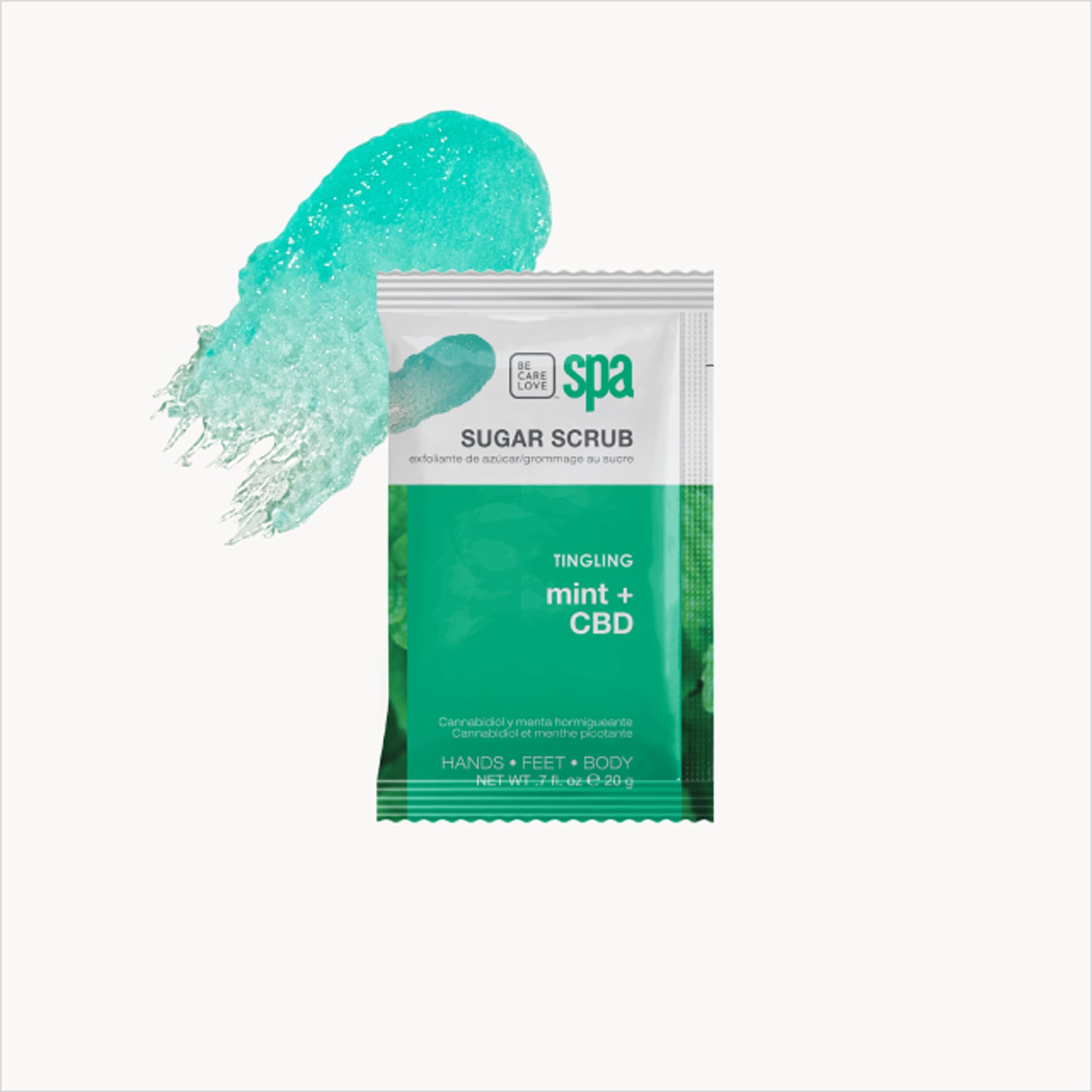 Mint-infused 4-step cooling manicure and pedicure set